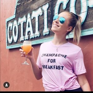 LE Vicidolls x Lulu Simon pink graphic tee shirt